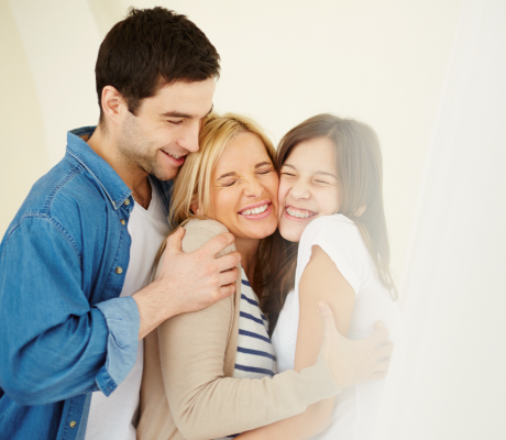 Homeowners relaxing at home — illustrative photography